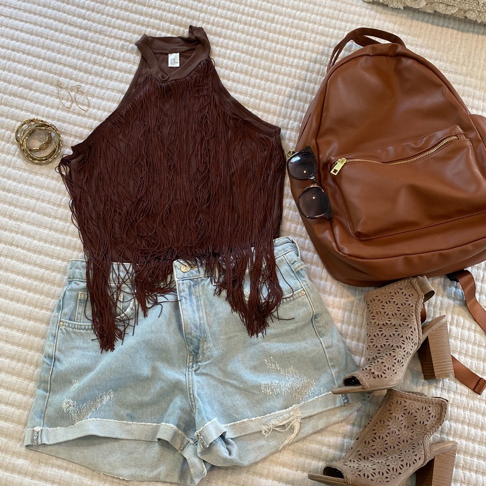 Brown Body Suit